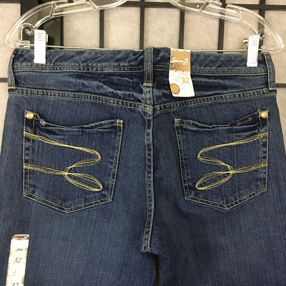 Seven7 womens lowrise bootcut  jeans size 32 - Picture 3 of 6